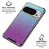 Cheetah Print Purple and Blue Pixel 9 Pro XL Clear Case